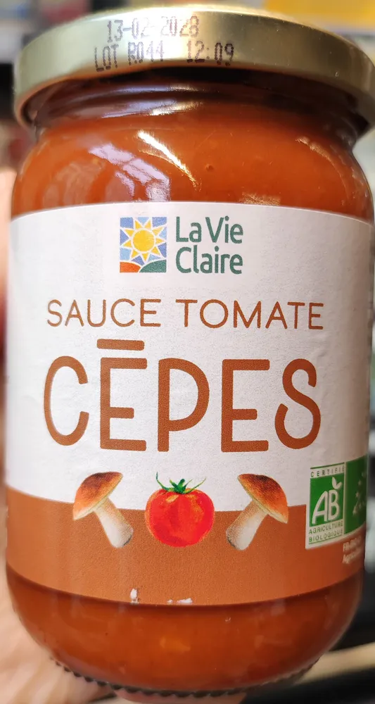 Sauce tomate aux cèpes