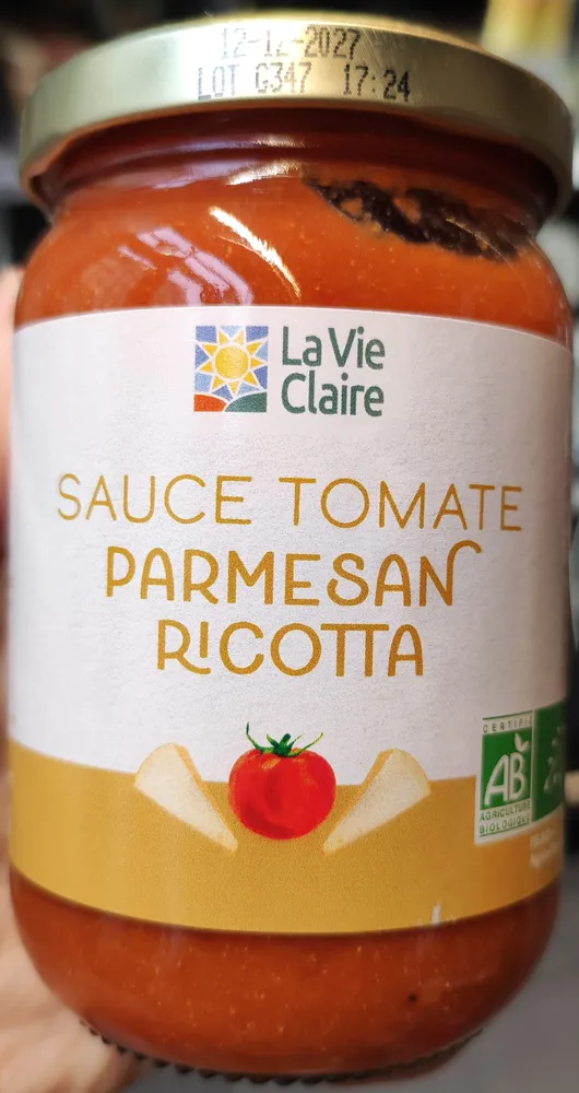 Sauce tomate parmesan ricotta