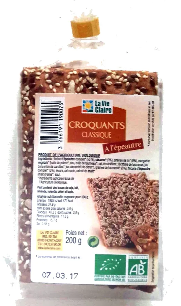 Croquants Classique à l'Épeautre
