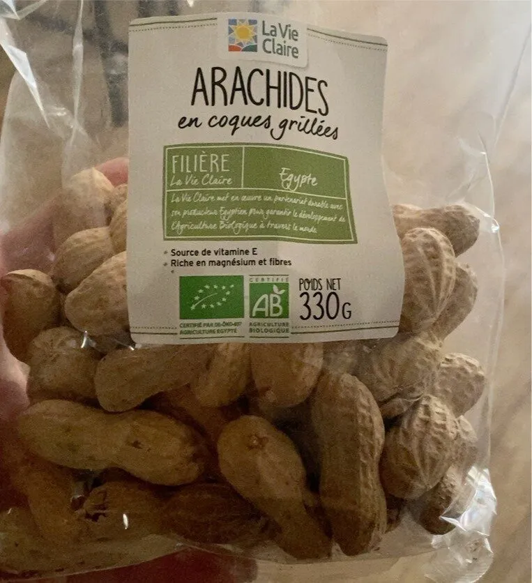 arachides en coques grillées