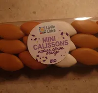 Mini calissons natures, orange et citron