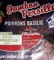 Jambon persillé poivrons basilic