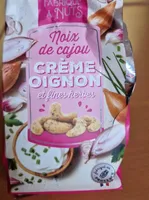 Noix de cajou crème oignon et fines herbes