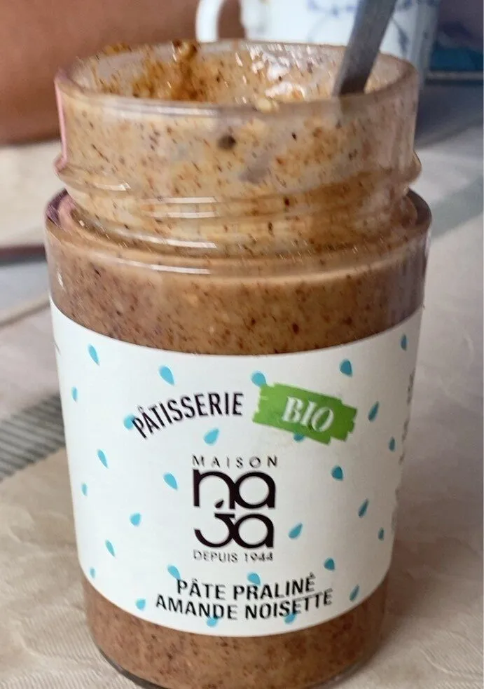 Pâte praliné amande noisette