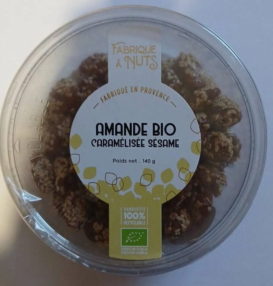Amande Bio caramélisée sésame