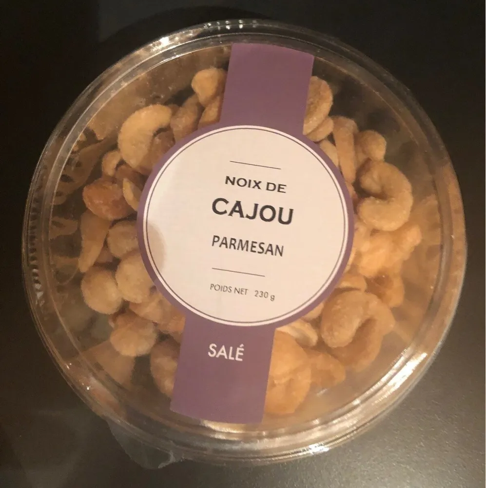 noix de cajou au parmesan