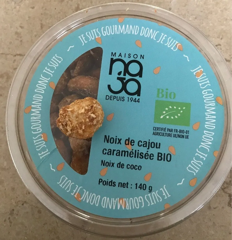 Noix de cajou caramélisée-noix de coco