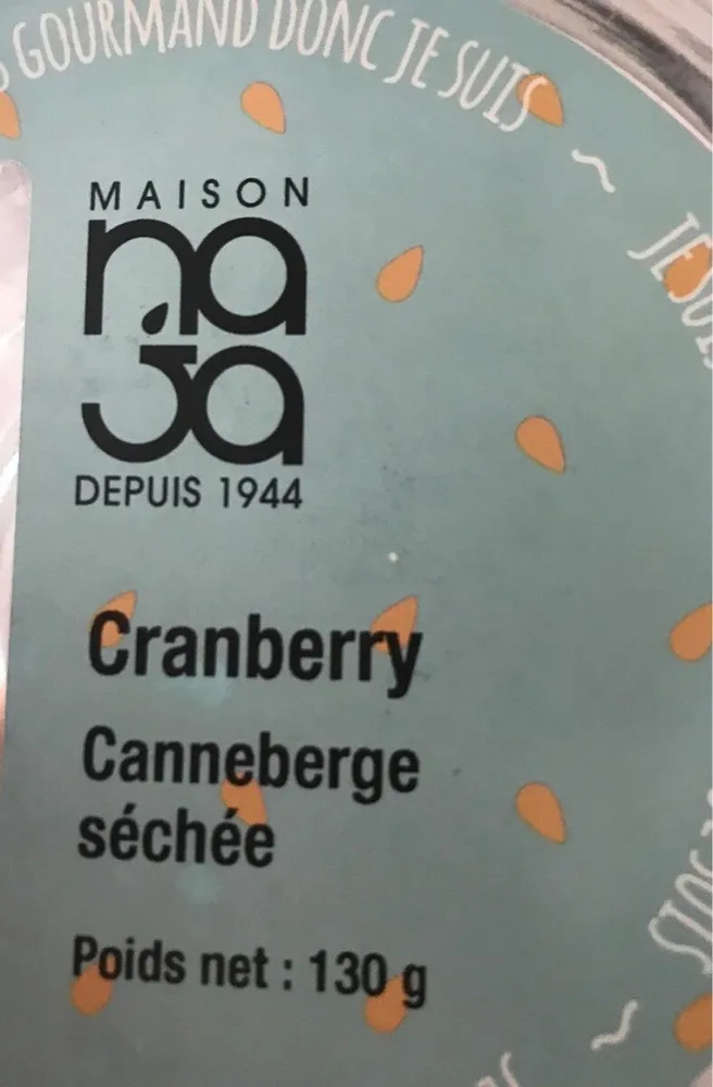 Cranberry séchées