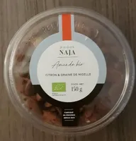 Amande Bio citron et graine de nigelle