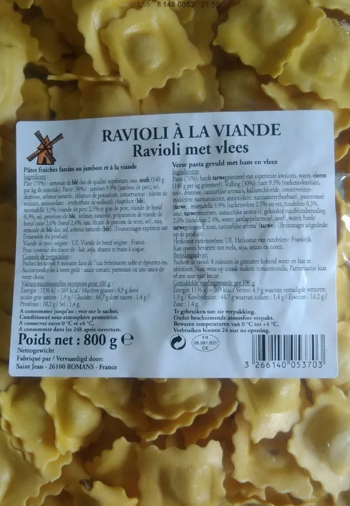 Ravioli à la viande