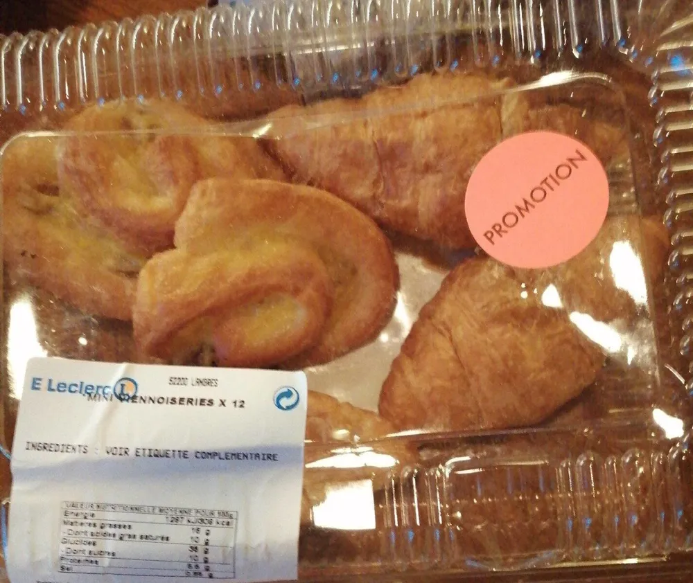 Mini viennoiseries X12