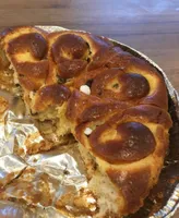 Chinois creme patissiere et pepitye de chocolat