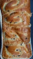 Brioche crème pâtisserie et pépites de chocolat