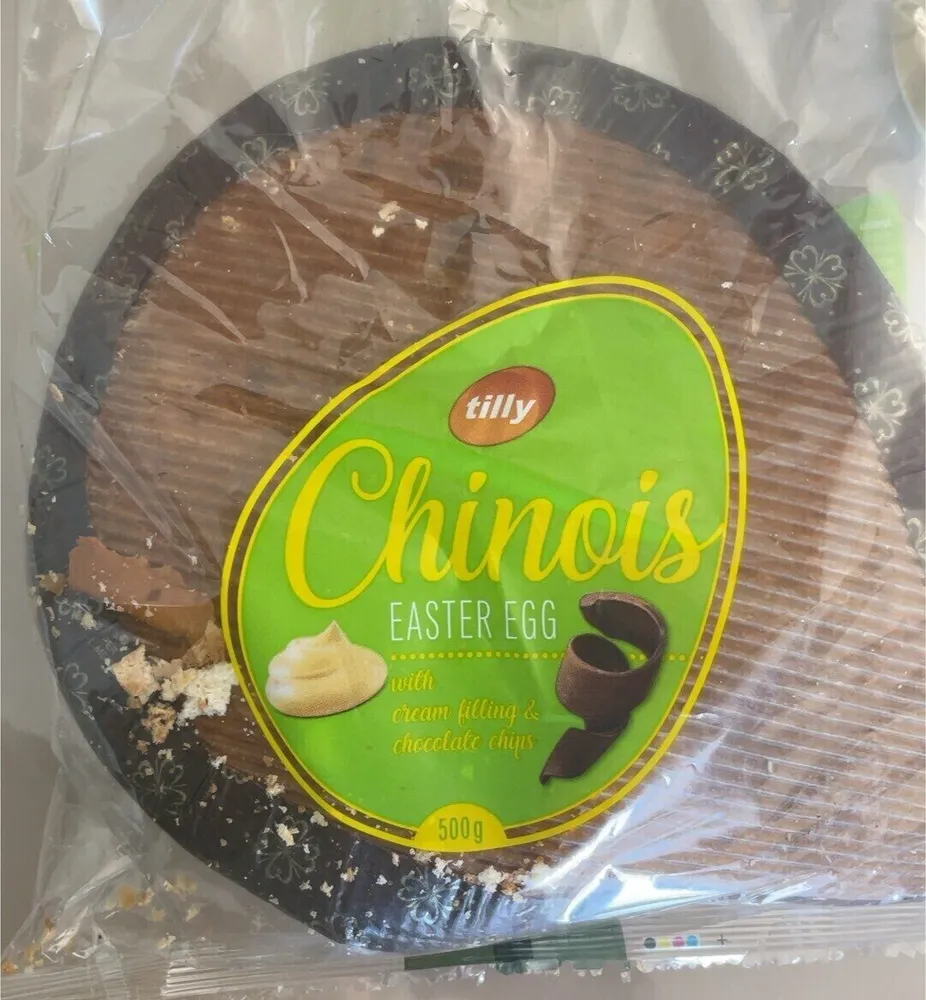 Easter Egg With Cream Filling & Chocolate Chips