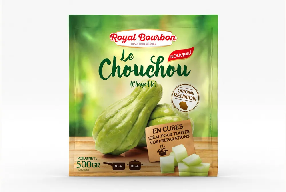 Chouchou reunion cubes bio surgeles iqf