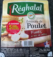 Émincés de poulet fumés au bois de hêtre