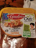 Brochette de dinde paprika