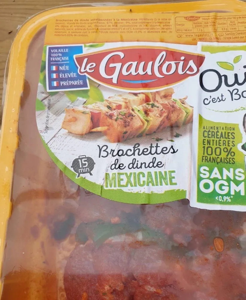 Brochette de dinde mexicaine