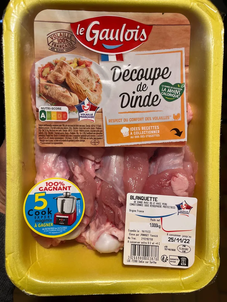Blanquette de dinde