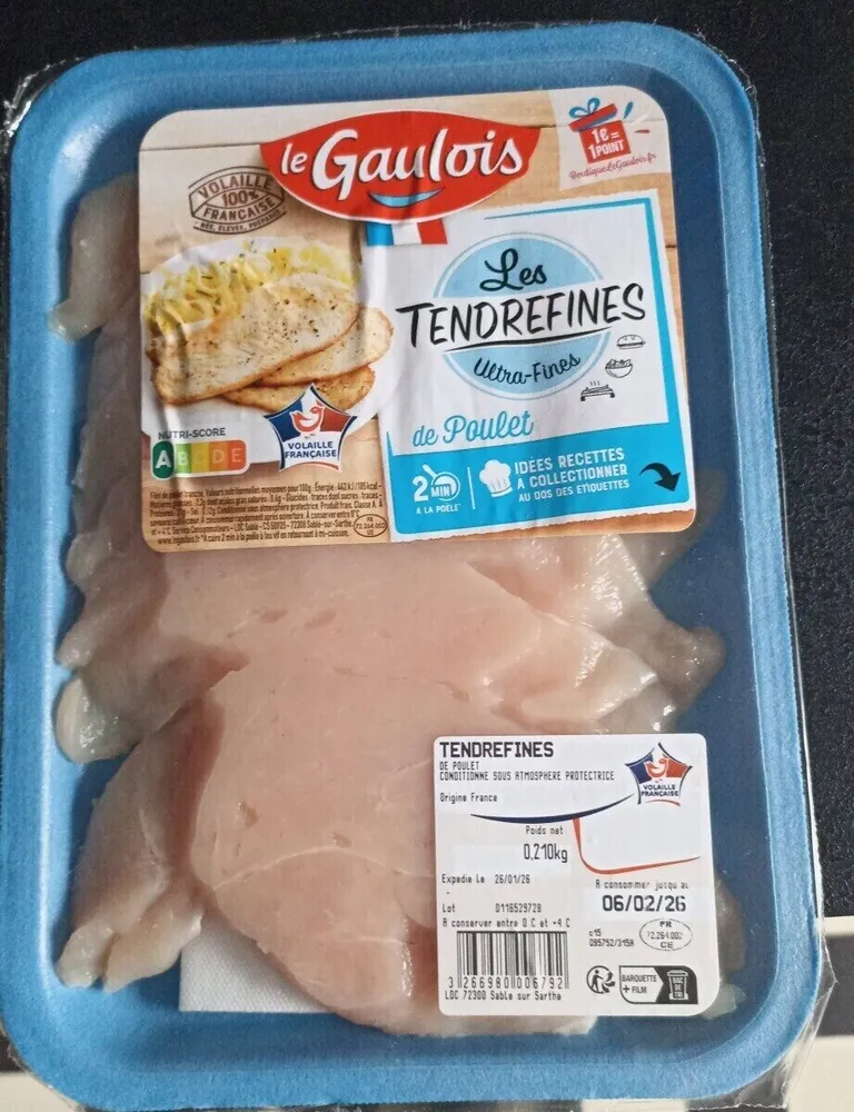 Les tendrefines de poulet