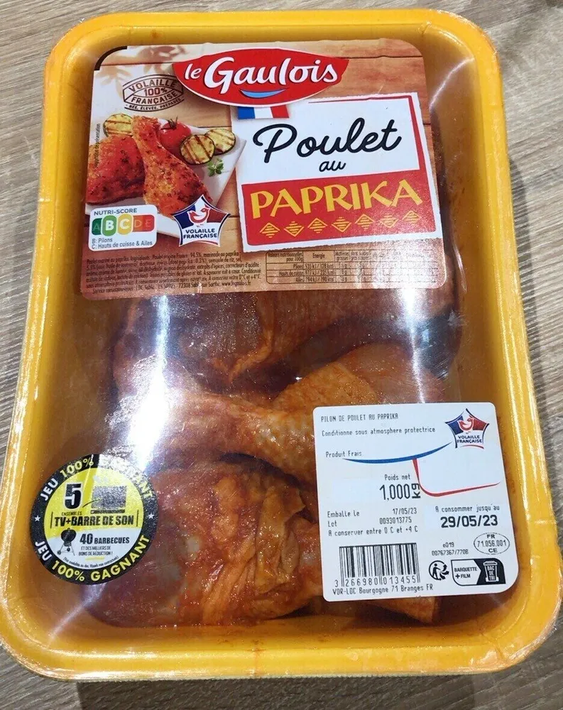 Pilons de Poulet au paprika
