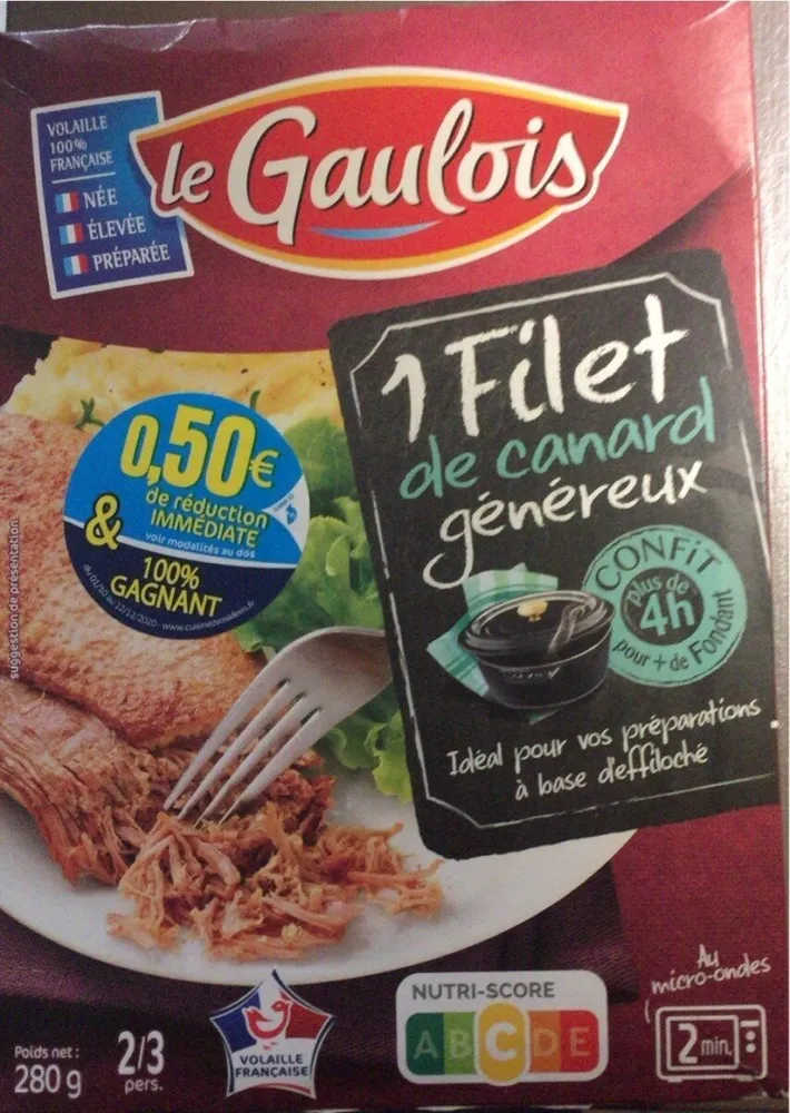 1 Filet de canard genereux