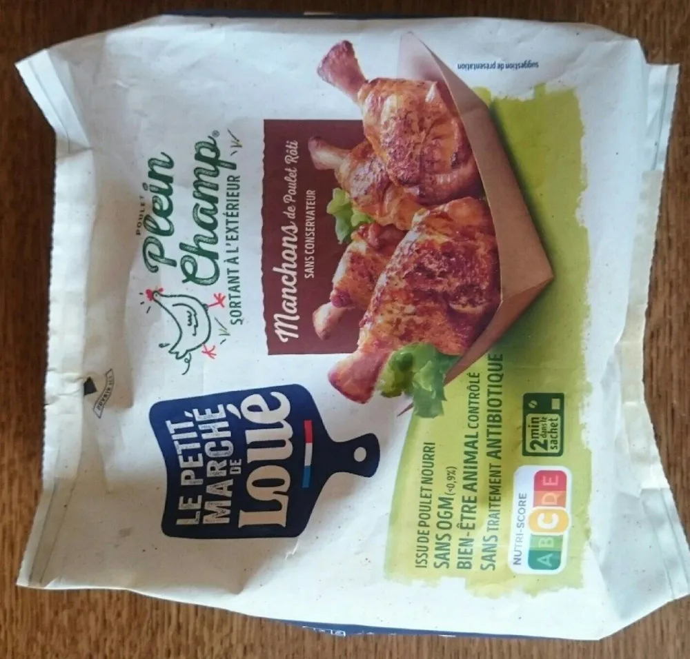 Manchons de poulet rôti