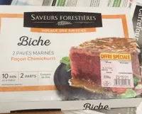 Biche 2 Pavés marinés façon Chimichurri