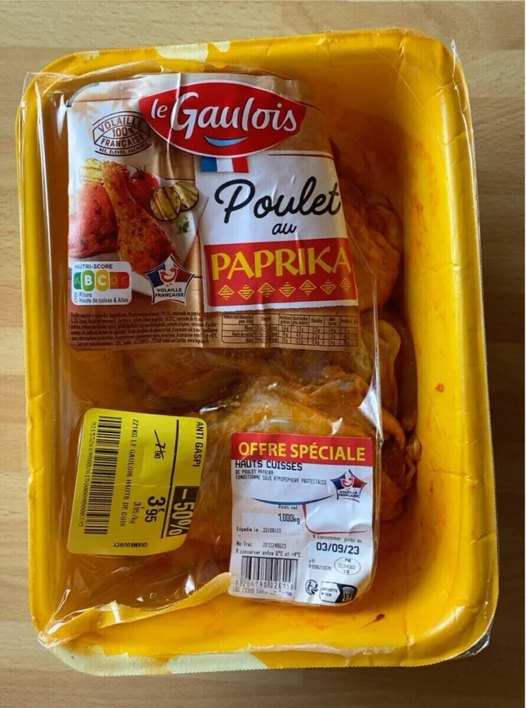 Poulet au paprika HAUTS CUISSES