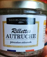 Rillette autruche