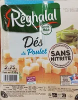 Dés de poulet