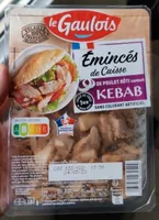 Emincés de cuisse de poulet rôti façon kebab
