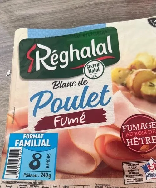 Blanc de poulet fumé hala