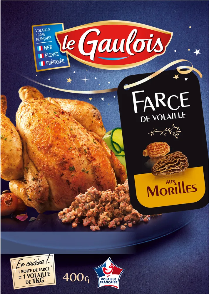farce de volaille aux morilles