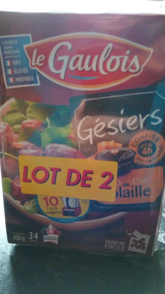 Gésiers De Volaille Le Gaulois,