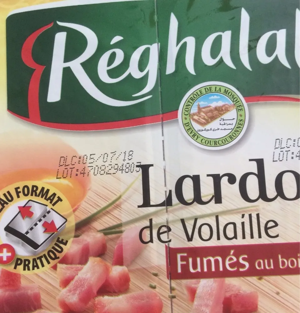 Réghalal Lardons de volaille fumés au bois de hêtre halal