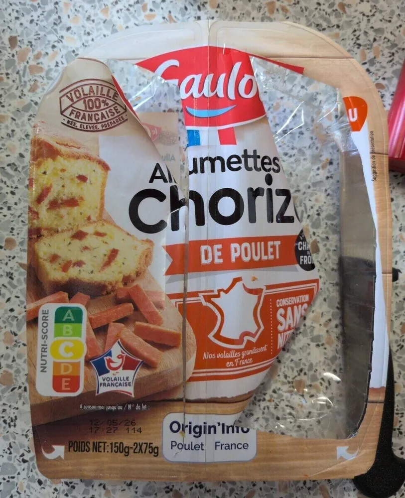 Allumettes de chorizo