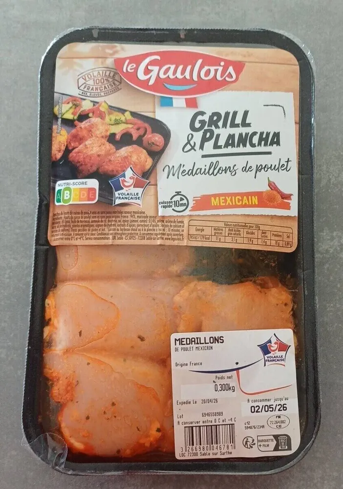 Médaillons de poulet