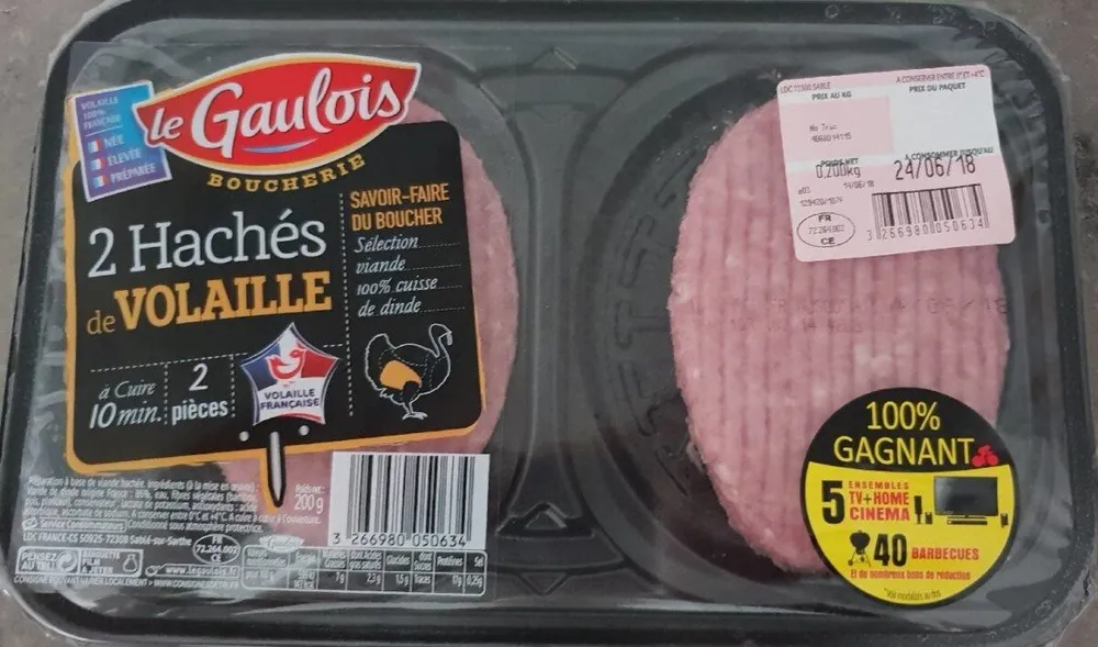Sélection de viande 100% cuisse de dinde origine France