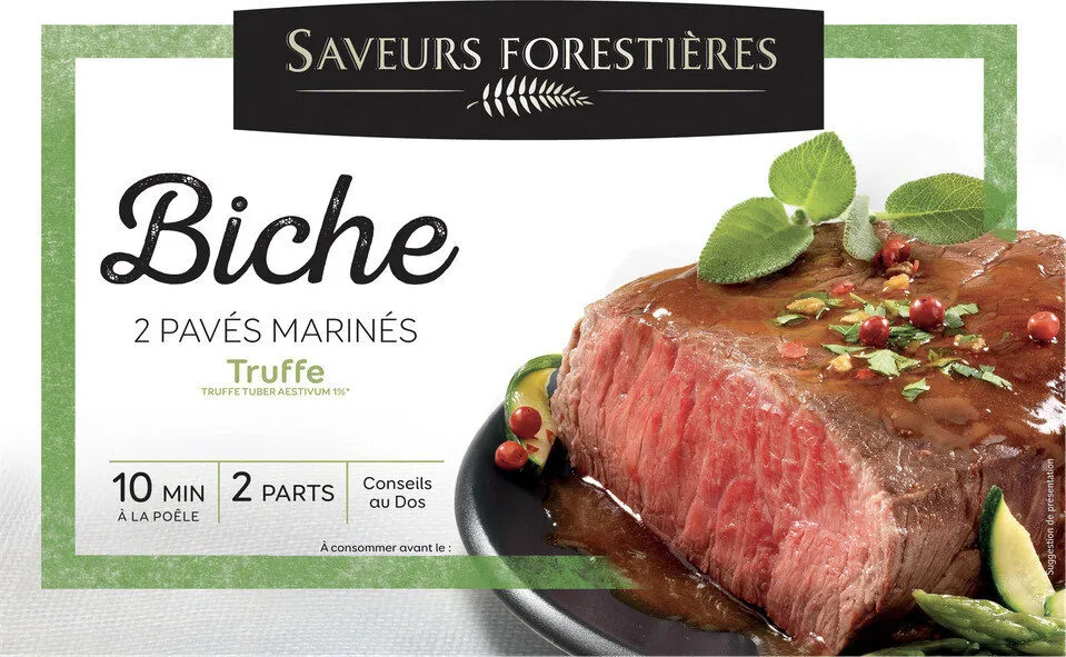 Pavés de biche à la truffe x 2