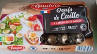 Oeufs de cailles x 18