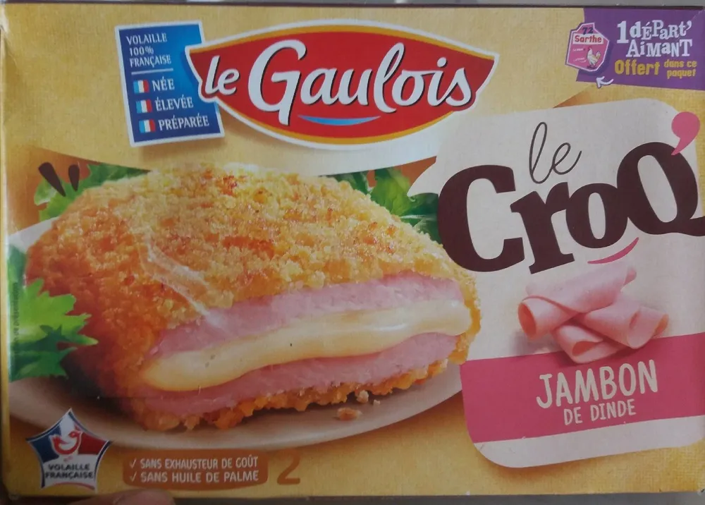 Croq jambon de dinde x2