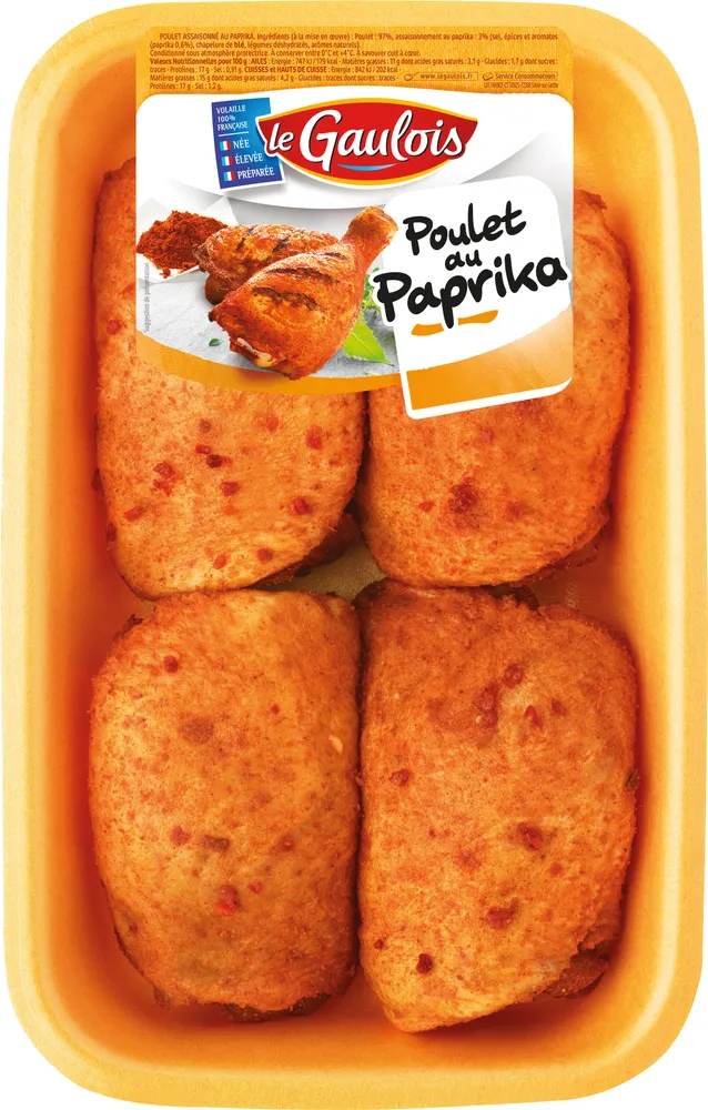 Haut de cuisse de poulet paprika S/AT LG