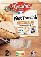 Filet tranché de poulet rôti Le Gaulois