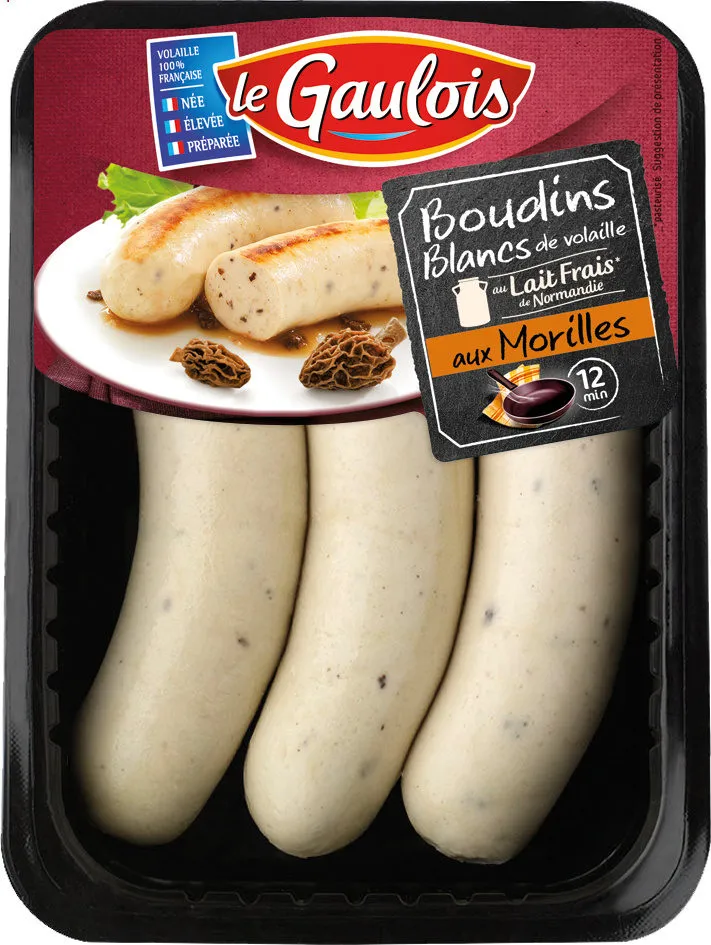 Boudins Blancs aux Morilles x 3
