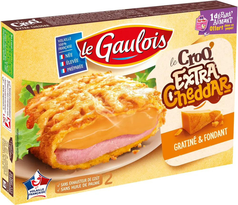 Croq Extra Cheddar x2