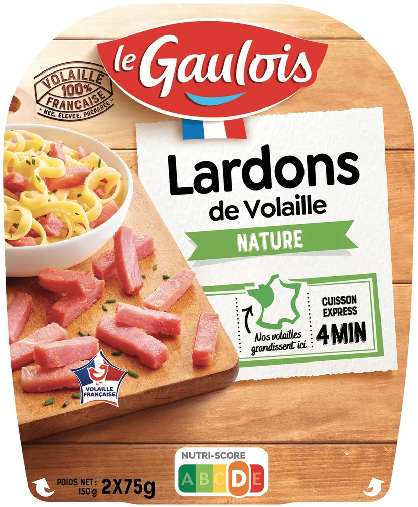 Lardons de volaille nature Le Gaulois