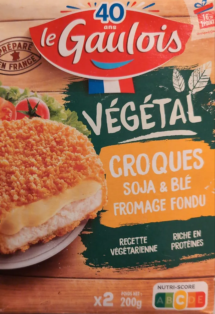 croques soja et blé le gaulois végétal