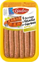 saucisses de volaille aux herbes