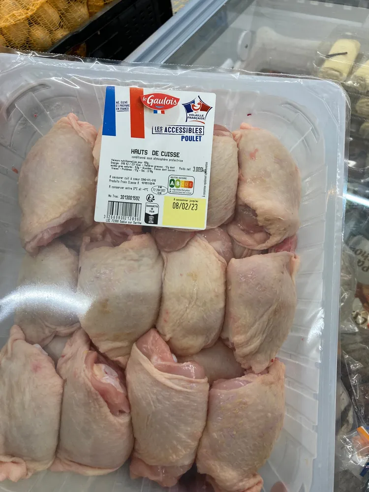 Hauts de cuisse de poulet